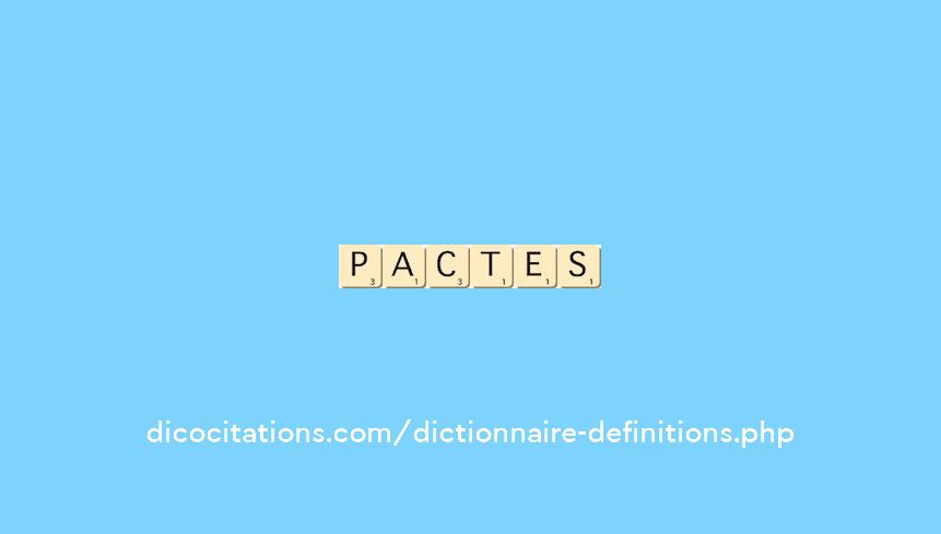 pactes pactes