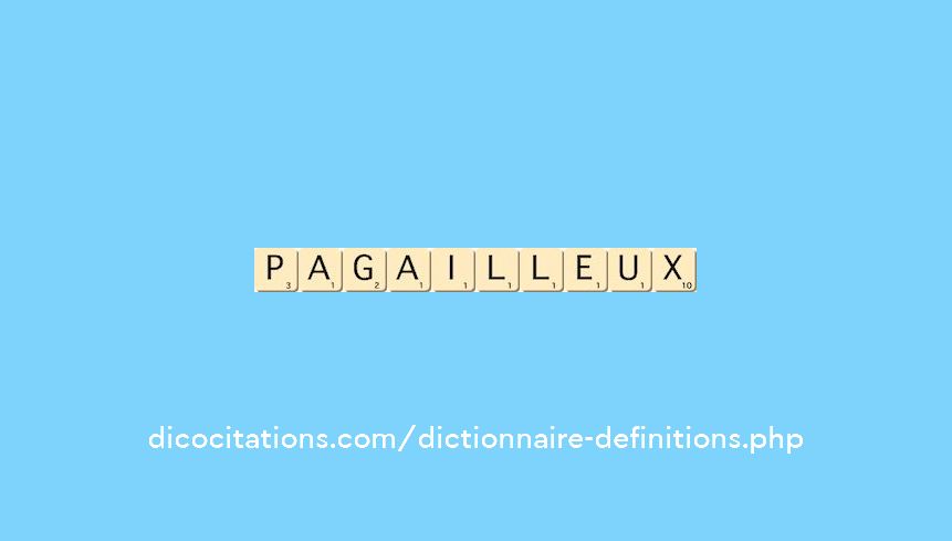 pagailleux pagailleux