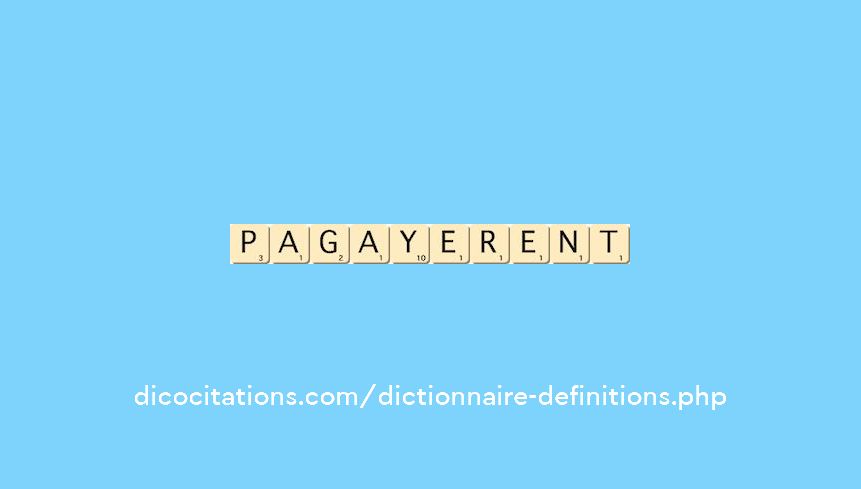 pagayerent