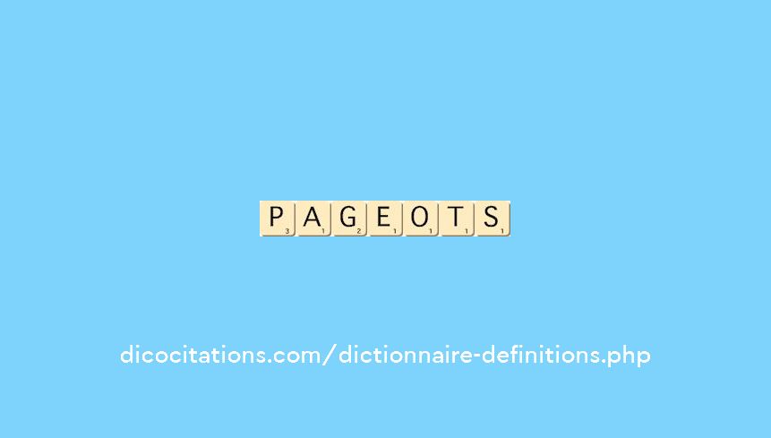 pageots pageots