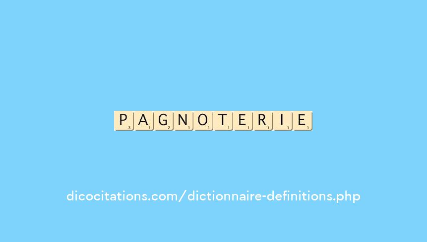 pagnoterie