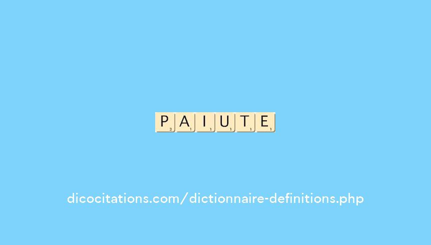 paiute