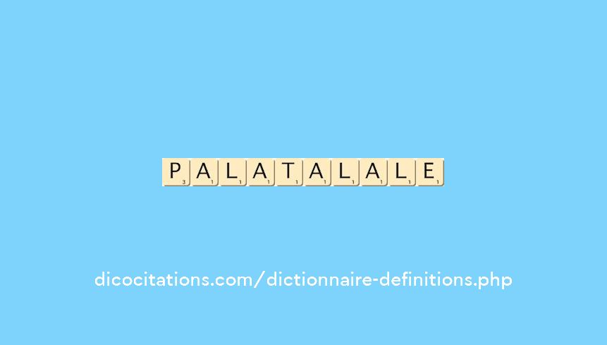 palatal--ale