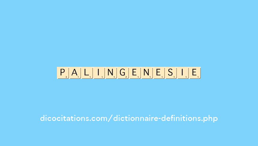 palingenesie