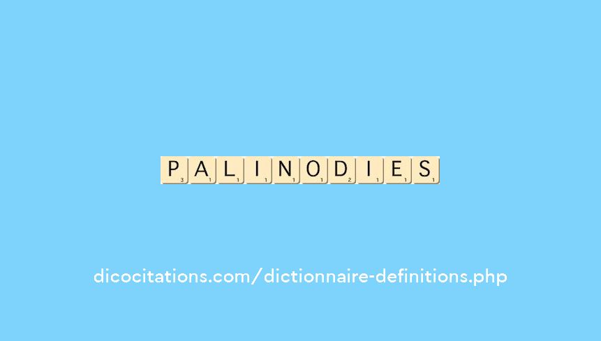 palinodies