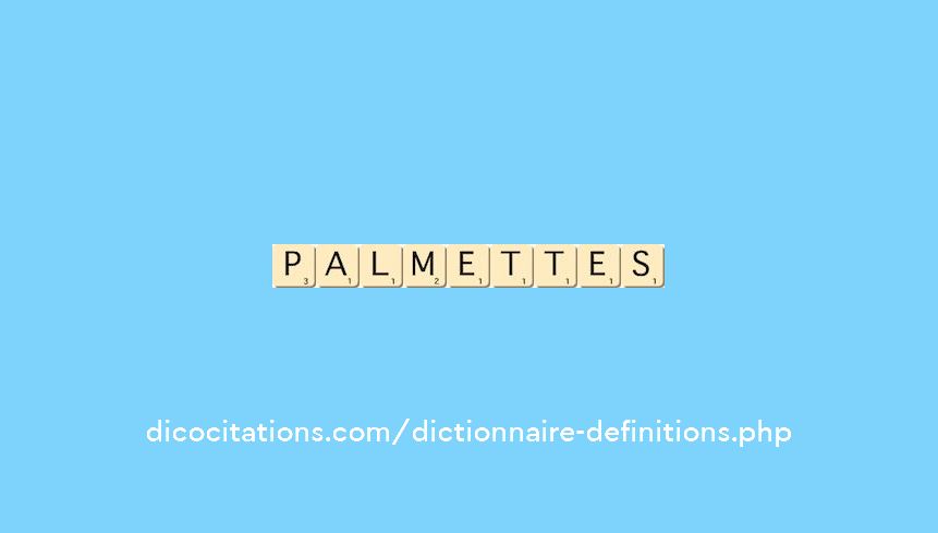 palmettes palmettes