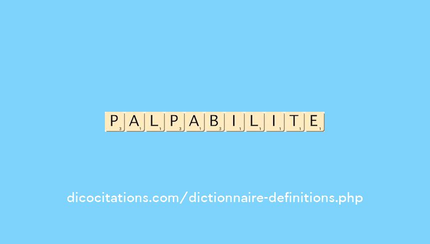 palpabilite