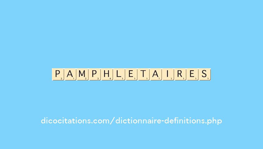 pamphletaires pamphletaires