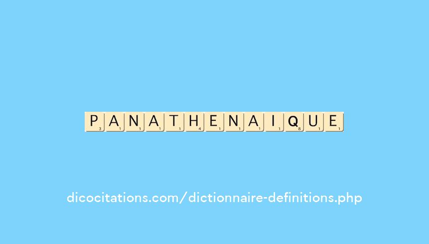 panathenaique