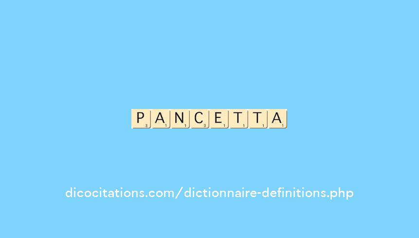 pancetta pancetta