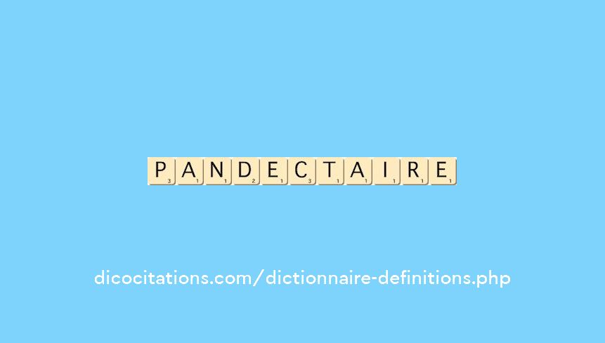 pandectaire