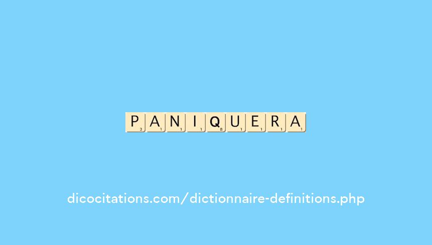 paniquera paniquera