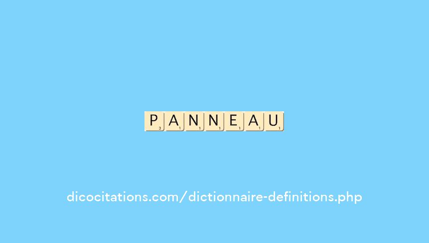 panneau