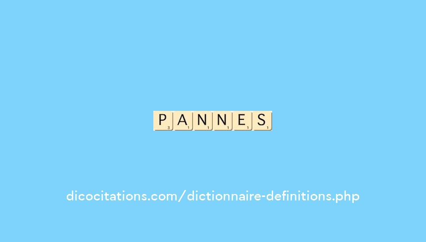 pannes