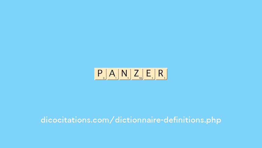 panzer panzer