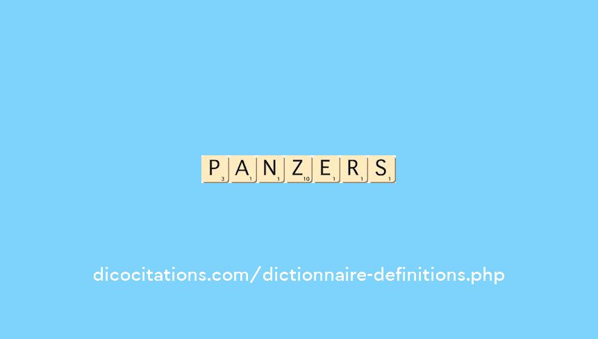 panzers panzers