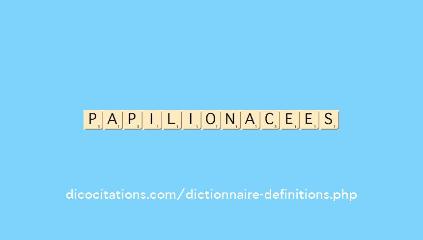 papilionacees