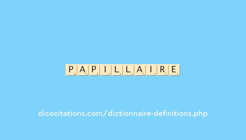 papillaire papillaire