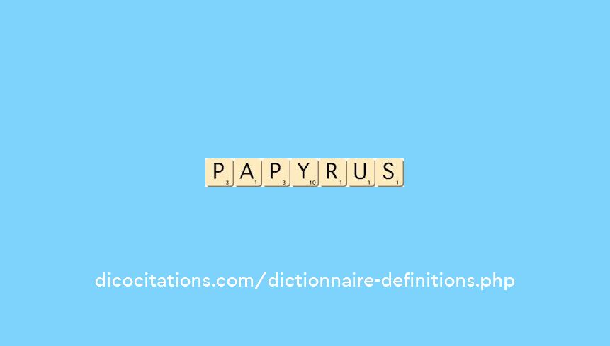 papyrus