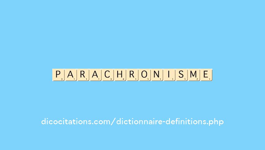 parachronisme
