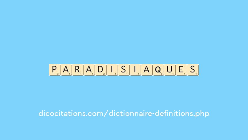 paradisiaques paradisiaques