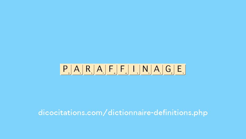 paraffinage