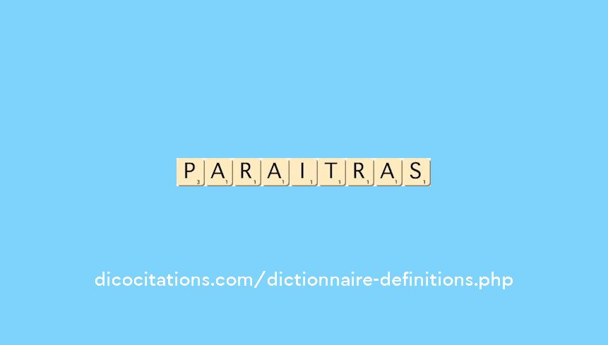 paraitras paraitras