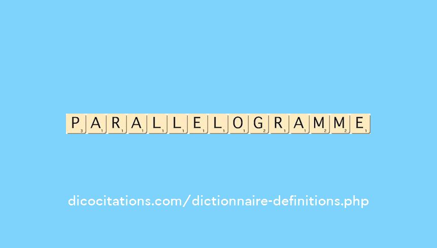 parallelogramme parallelogramme