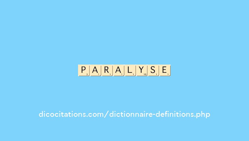 paralyse