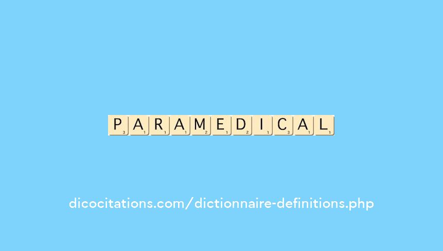paramedical paramedical