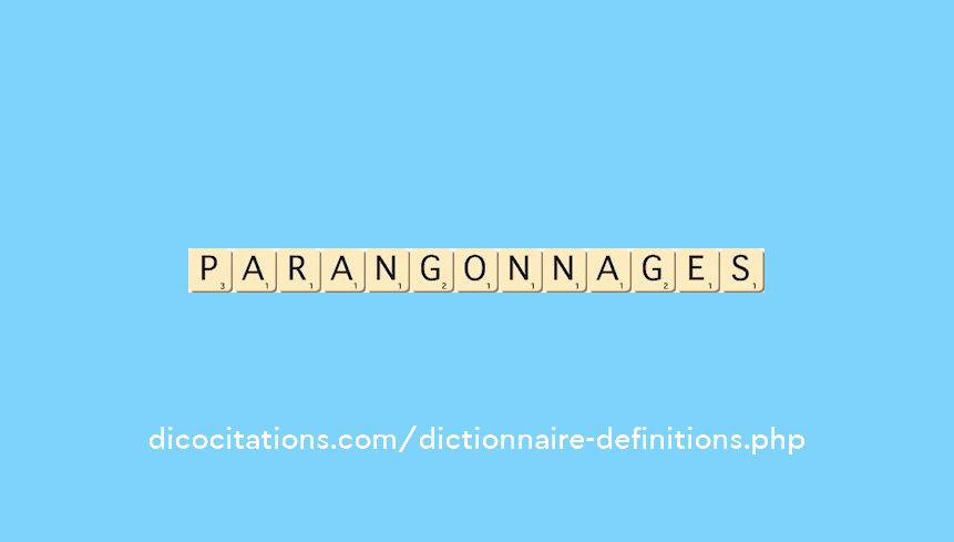 parangonnages parangonnages