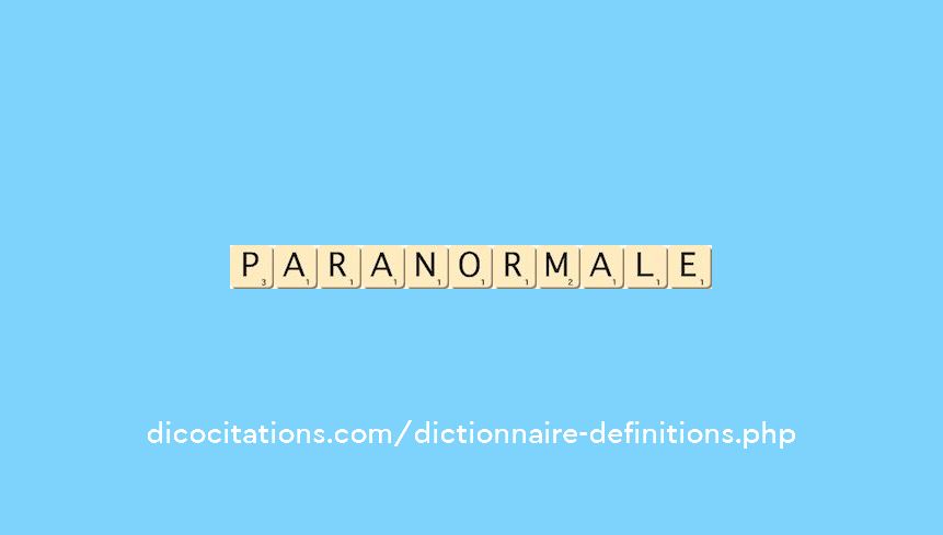paranormale paranormale