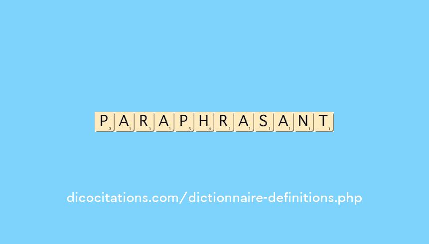 paraphrasant paraphrasant