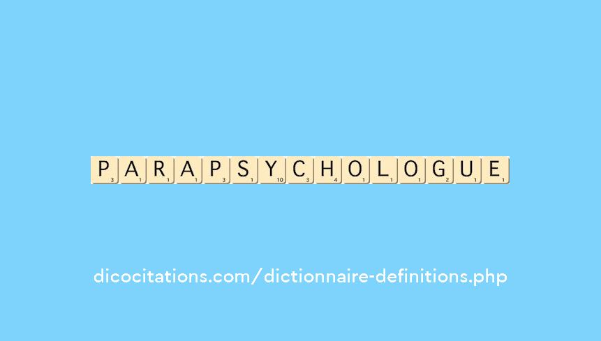 parapsychologue parapsychologue