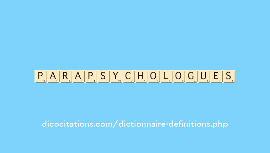 parapsychologues parapsychologues