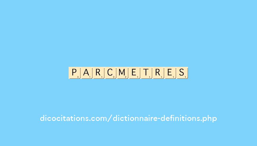 parcmetres parcmetres