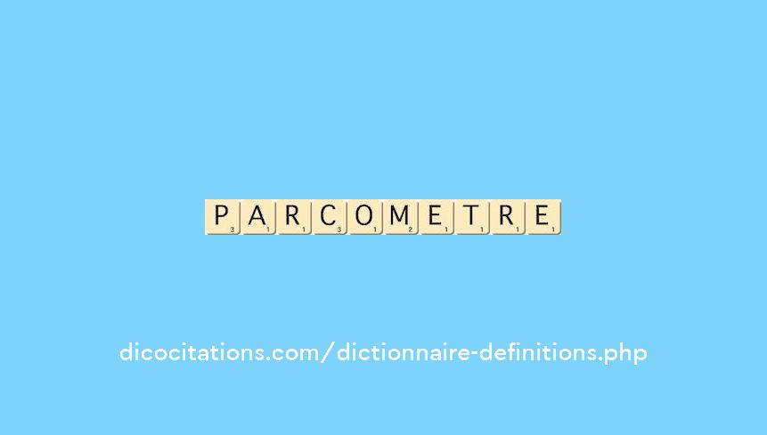 parcometre parcometre