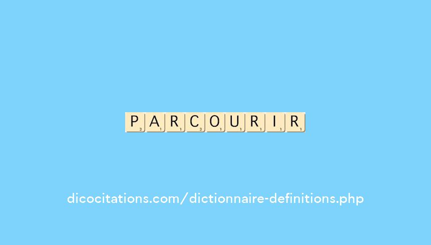 parcourir parcourir