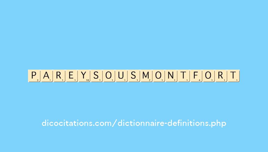 parey-sous-montfort