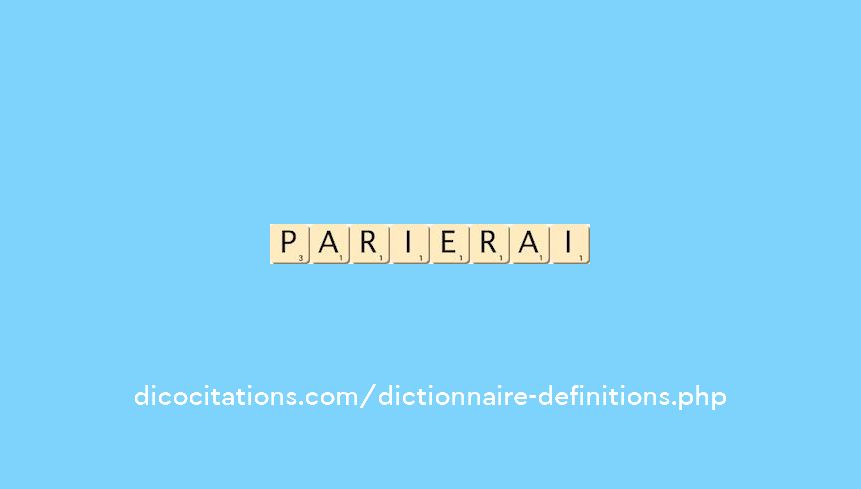 parierai
