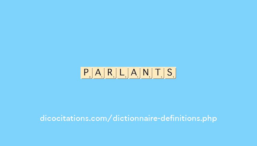 parlants parlants