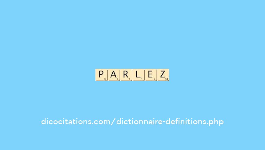 parlez parlez