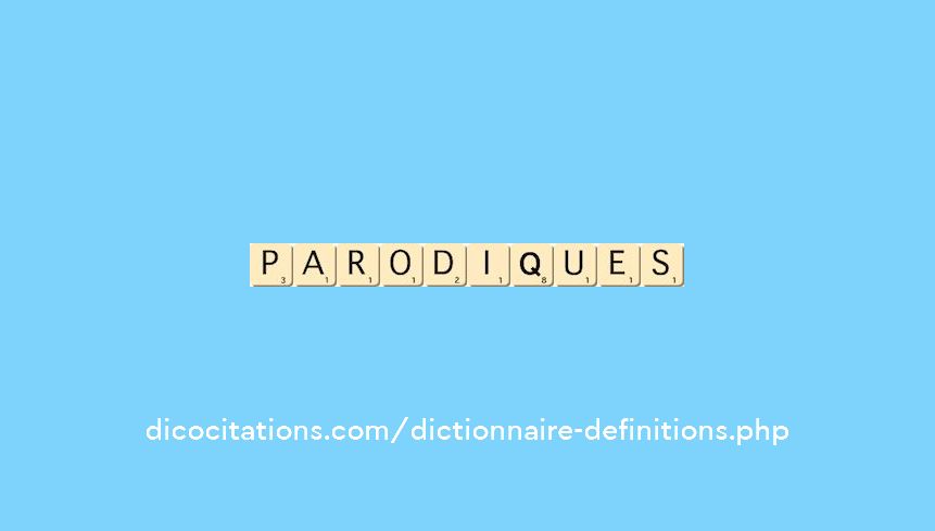 parodiques parodiques