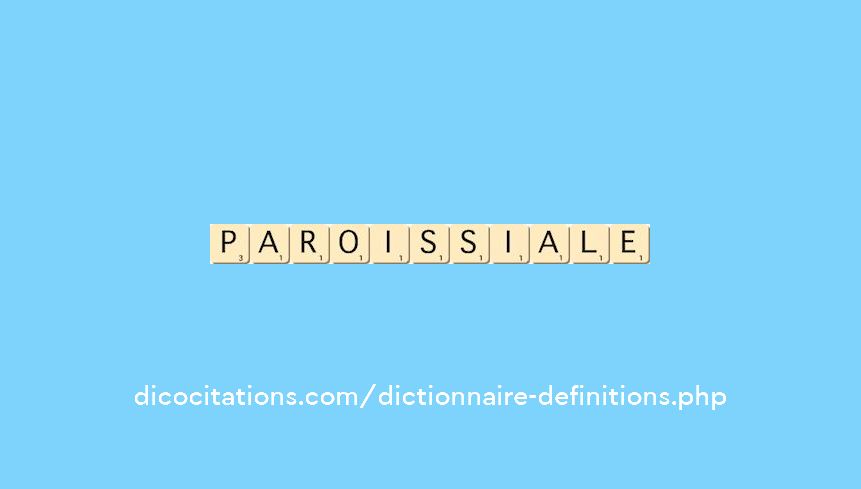 paroissiale paroissiale