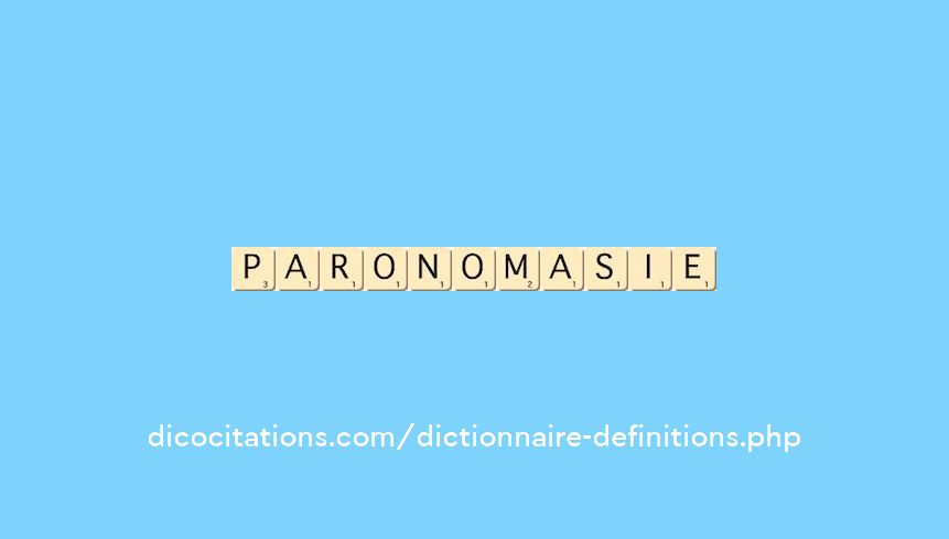 paronomasie paronomasie