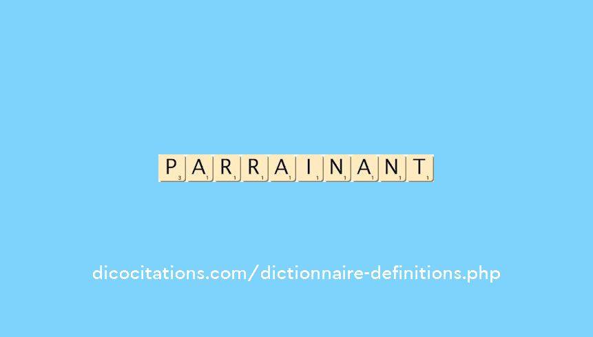 parrainant parrainant