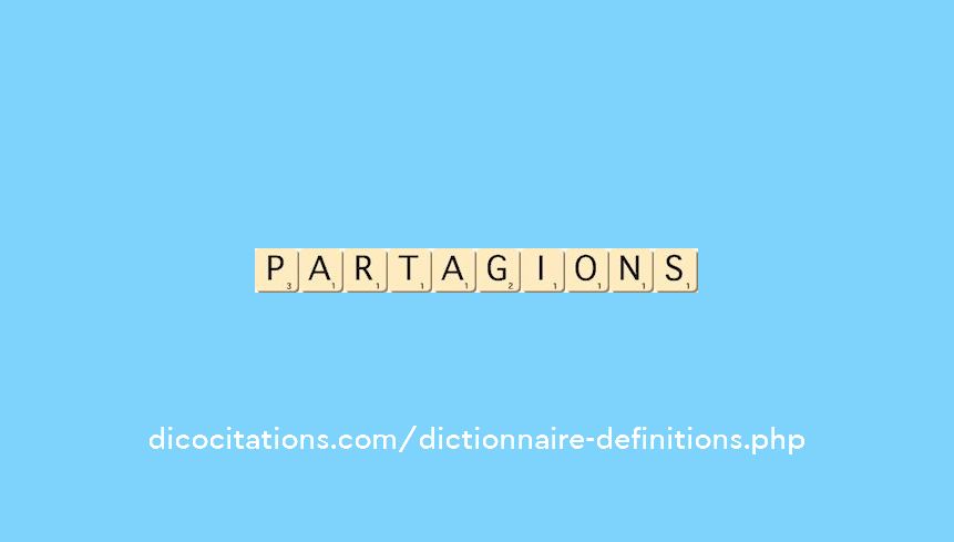 partagions partagions