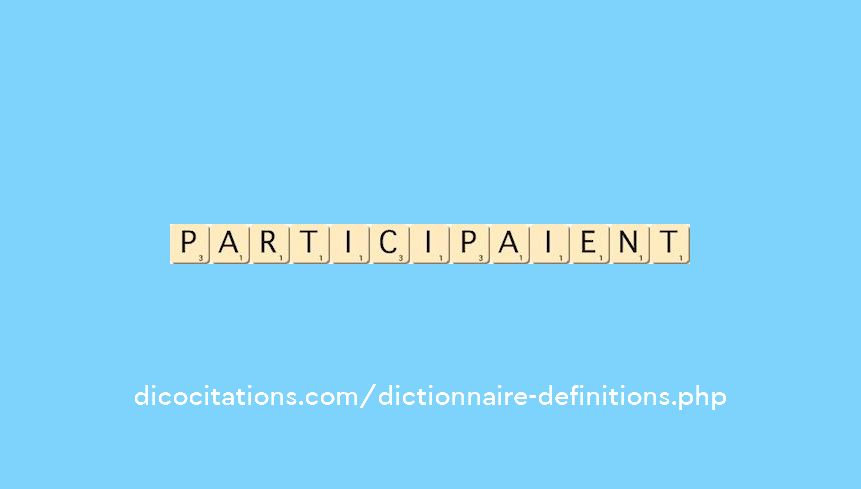 participaient participaient