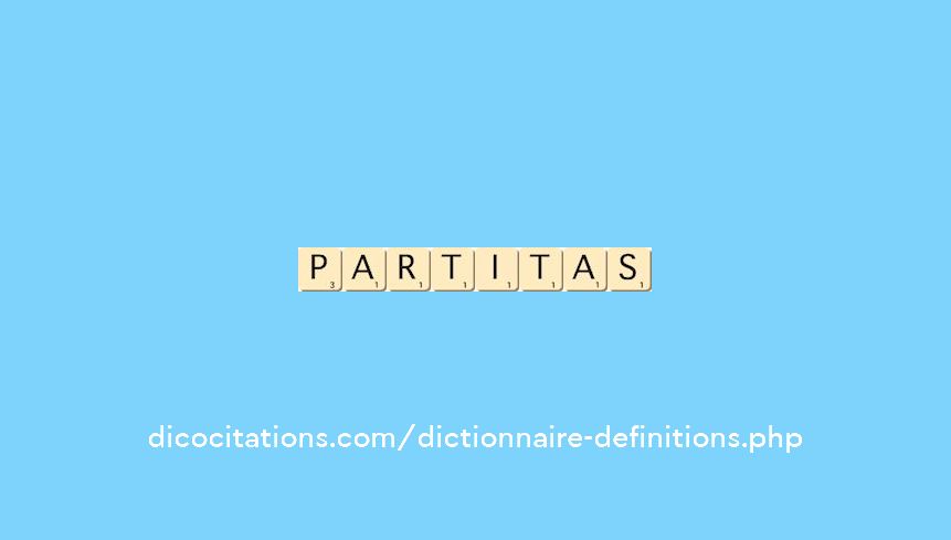 partitas partitas