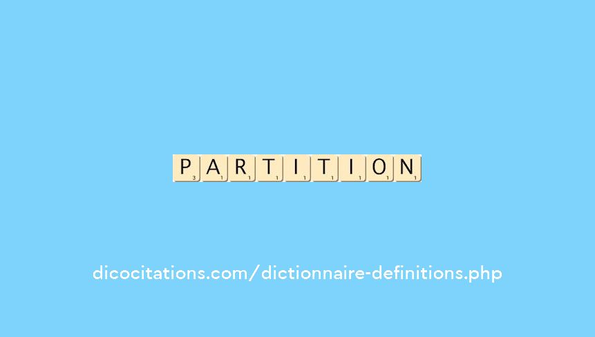 partition